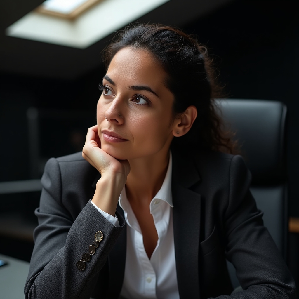 Persona reflexionando sobre cómo expresar sus necesidades en el trabajo